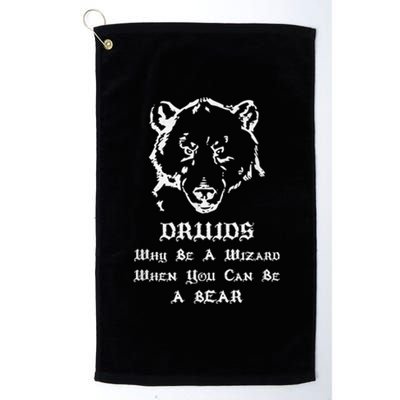 Roleplaying Druid Character Fantasy Gaming Platinum Collection Golf Towel