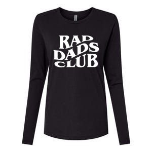 Rad Dads Club (Front+Back) Funny FatherS Day Rad Dad Cute Gift Womens Cotton Relaxed Long Sleeve T-Shirt