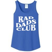 Rad Dads Club (Front+Back) Funny FatherS Day Rad Dad Cute Gift Ladies Essential Tank