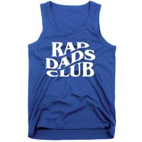 Rad Dads Club (Front+Back) Funny FatherS Day Rad Dad Cute Gift Tank Top