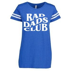 Rad Dads Club (Front+Back) Funny FatherS Day Rad Dad Cute Gift Enza Ladies Jersey Football T-Shirt