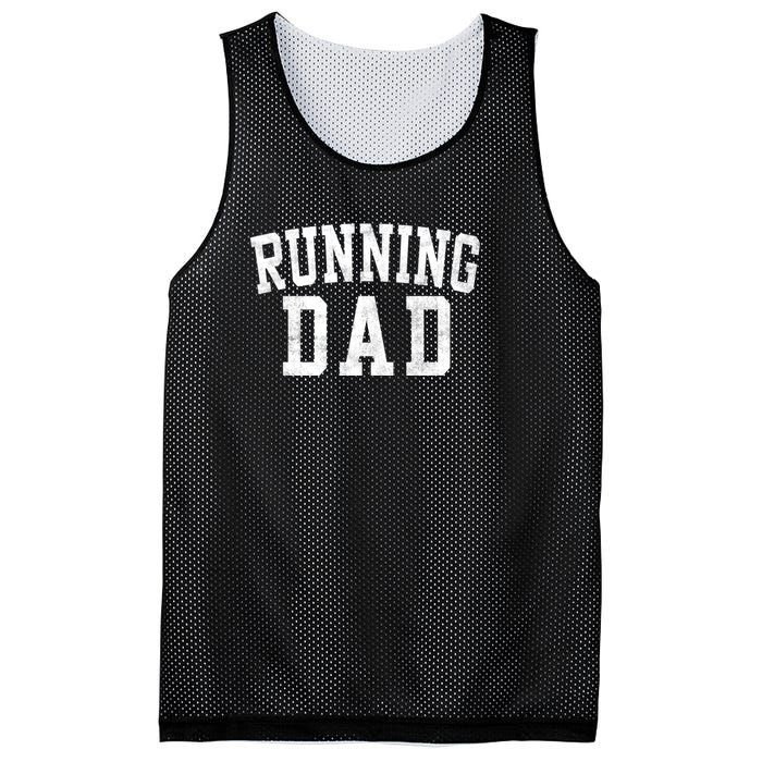 Running Dad Classic Bold Font FatherS Day Daddy Mesh Reversible Basketball Jersey Tank