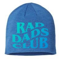 Rad Dads Club (Front+Back) Funny FatherS Day Rad Dad Cute Gift Sustainable Beanie