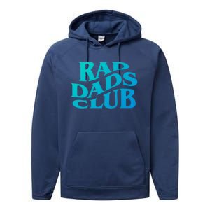 Rad Dads Club (Front+Back) Funny FatherS Day Rad Dad Cute Gift Performance Fleece Hoodie