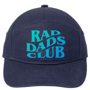 Rad Dads Club (Front+Back) Funny FatherS Day Rad Dad Cute Gift 7-Panel Snapback Hat