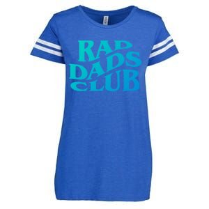 Rad Dads Club (Front+Back) Funny FatherS Day Rad Dad Cute Gift Enza Ladies Jersey Football T-Shirt