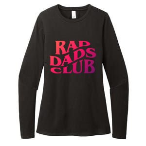 Rad Dads Club (Front+Back) Funny FatherS Day Rad Dad Cute Gift Womens CVC Long Sleeve Shirt