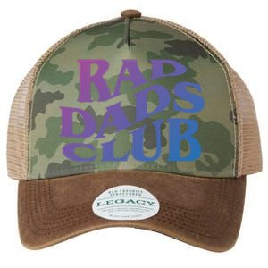 Rad Dads Club (Front+Back) Funny FatherS Day Rad Dad Cute Gift Legacy Tie Dye Trucker Hat