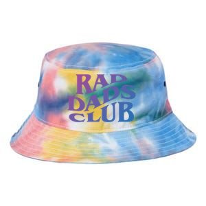 Rad Dads Club (Front+Back) Funny FatherS Day Rad Dad Cute Gift Tie Dye Newport Bucket Hat