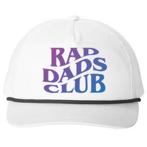 Rad Dads Club (Front+Back) Funny FatherS Day Rad Dad Cute Gift Snapback Five-Panel Rope Hat