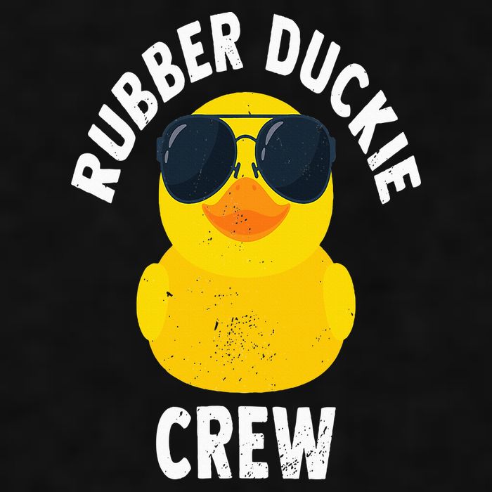 Rubber Duckie Crew Funny Rubber Duck Ladies PosiCharge Tri-Blend Wicking Tank