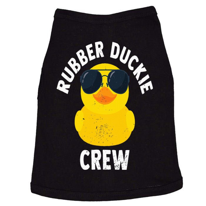 Rubber Duckie Crew Funny Rubber Duck Doggie Tank