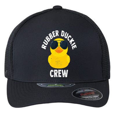 Rubber Duckie Crew Funny Rubber Duck Flexfit Unipanel Trucker Cap