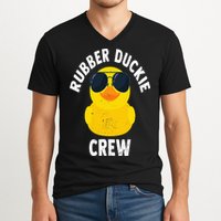 Rubber Duckie Crew Funny Rubber Duck V-Neck T-Shirt