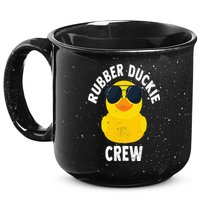 Rubber Duckie Crew Funny Rubber Duck 15oz Campfire Ceramic Mug