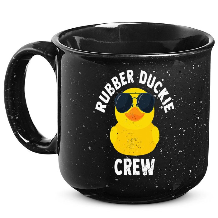 Rubber Duckie Crew Funny Rubber Duck 15oz Campfire Ceramic Mug