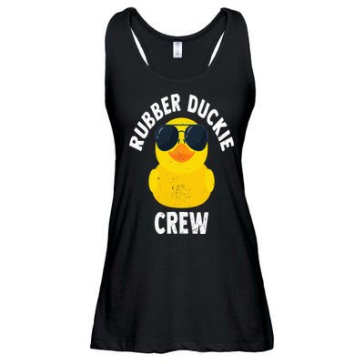 Rubber Duckie Crew Funny Rubber Duck Ladies Essential Flowy Tank