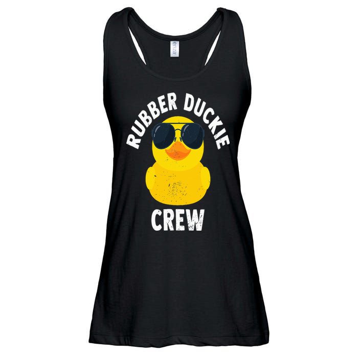 Rubber Duckie Crew Funny Rubber Duck Ladies Essential Flowy Tank