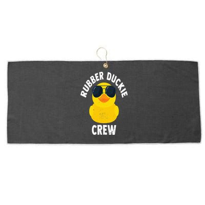 Rubber Duckie Crew Funny Rubber Duck Large Microfiber Waffle Golf Towel