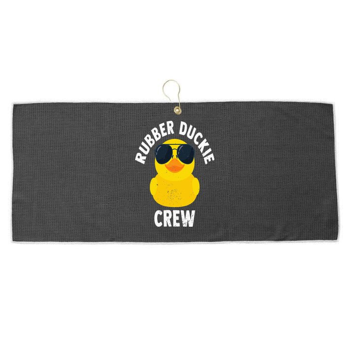 Rubber Duckie Crew Funny Rubber Duck Large Microfiber Waffle Golf Towel