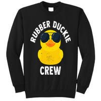 Rubber Duckie Crew Funny Rubber Duck Tall Sweatshirt
