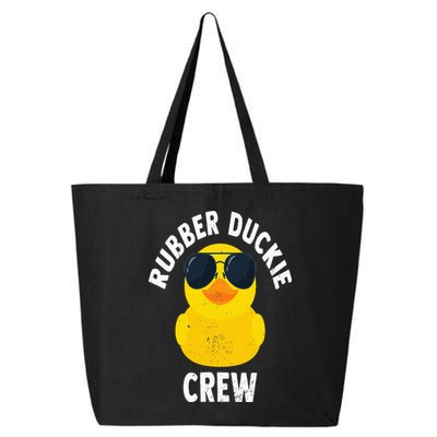 Rubber Duckie Crew Funny Rubber Duck 25L Jumbo Tote