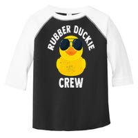 Rubber Duckie Crew Funny Rubber Duck Toddler Fine Jersey T-Shirt