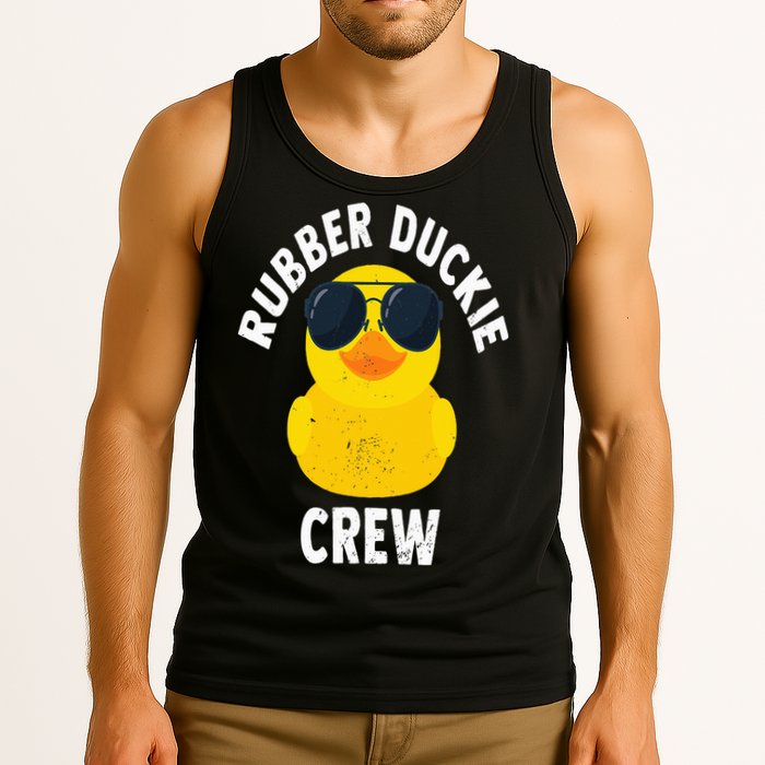 Rubber Duckie Crew Funny Rubber Duck Tank Top