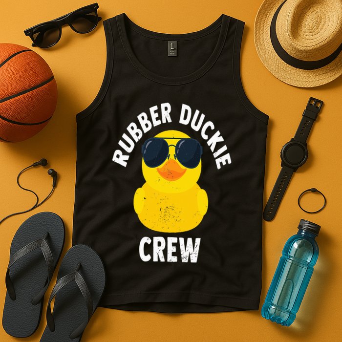 Rubber Duckie Crew Funny Rubber Duck Tank Top