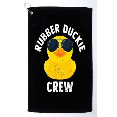 Rubber Duckie Crew Funny Rubber Duck Golf Towel