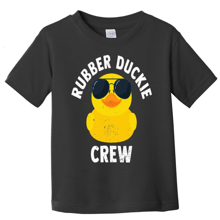 Rubber Duckie Crew Funny Rubber Duck Toddler T-Shirt