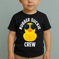 Rubber Duckie Crew Funny Rubber Duck Toddler T-Shirt