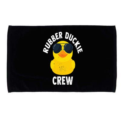 Rubber Duckie Crew Funny Rubber Duck Microfiber Hand Towel