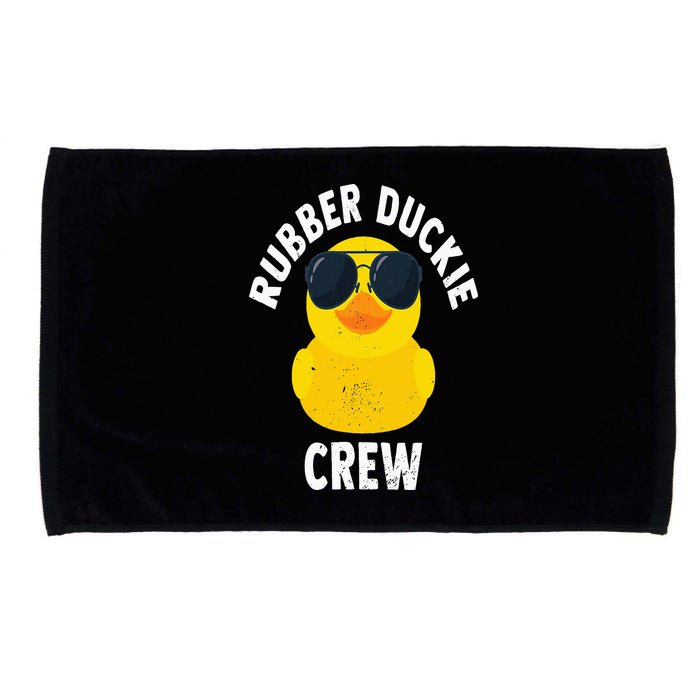 Rubber Duckie Crew Funny Rubber Duck Microfiber Hand Towel