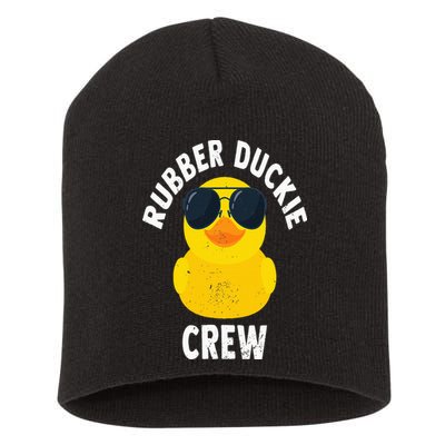 Rubber Duckie Crew Funny Rubber Duck Short Acrylic Beanie