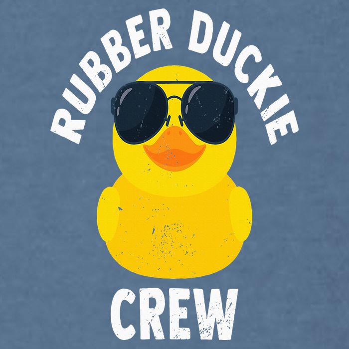 Rubber Duckie Crew Funny Rubber Duck Garment-Dyed Sweatshirt