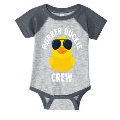 Rubber Duckie Crew Funny Rubber Duck Infant Baby Jersey Bodysuit