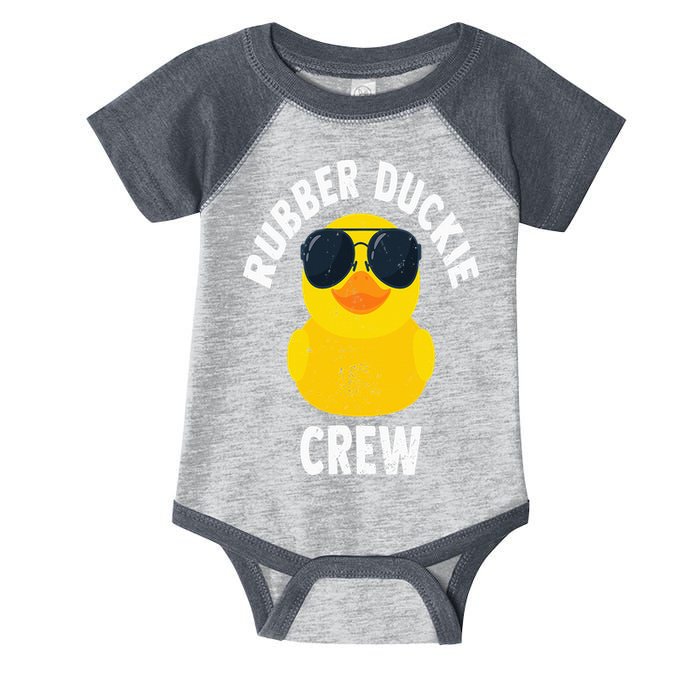 Rubber Duckie Crew Funny Rubber Duck Infant Baby Jersey Bodysuit