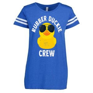 Rubber Duckie Crew Funny Rubber Duck Enza Ladies Jersey Football T-Shirt