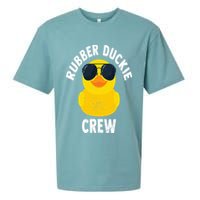 Rubber Duckie Crew Funny Rubber Duck Sueded Cloud Jersey T-Shirt