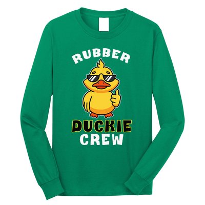 Rubber Duckie Crew Funny Yellow Duck Duckling Toy Cute Long Sleeve Shirt