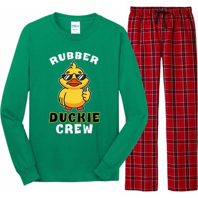 Rubber Duckie Crew Funny Yellow Duck Duckling Toy Cute Long Sleeve Pajama Set