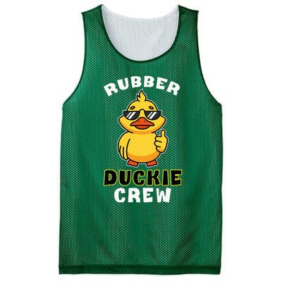 Rubber Duckie Crew Funny Yellow Duck Duckling Toy Cute Mesh Reversible Basketball Jersey Tank