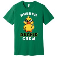 Rubber Duckie Crew Funny Yellow Duck Duckling Toy Cute Premium T-Shirt