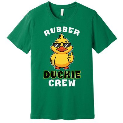 Rubber Duckie Crew Funny Yellow Duck Duckling Toy Cute Premium T-Shirt