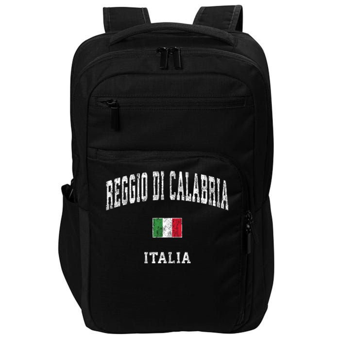 Reggio Di Calabria Italy Vintage Athletic Sports Impact Tech Backpack