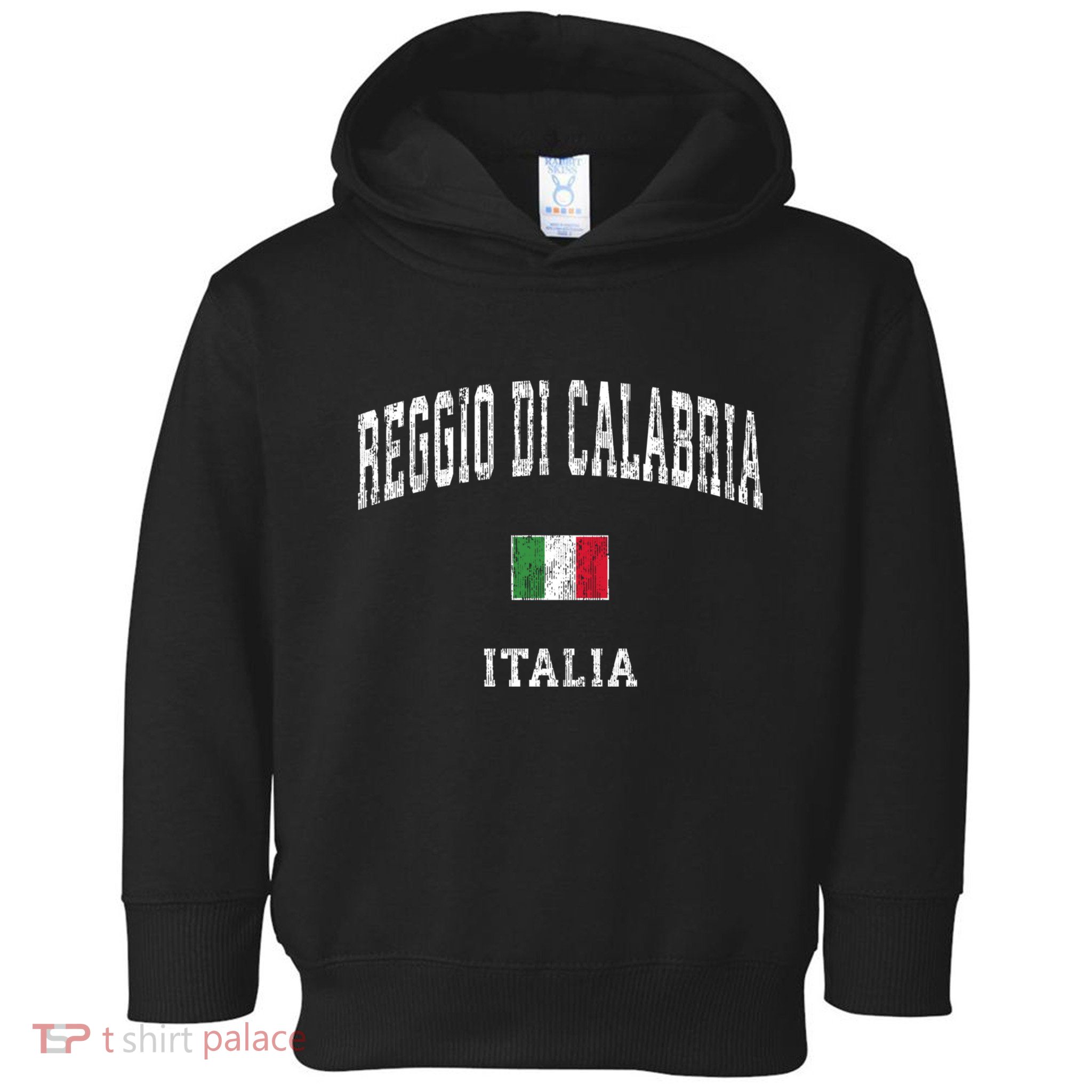 Reggio Di Calabria Italy Vintage Athletic Sports Toddler Hoodie