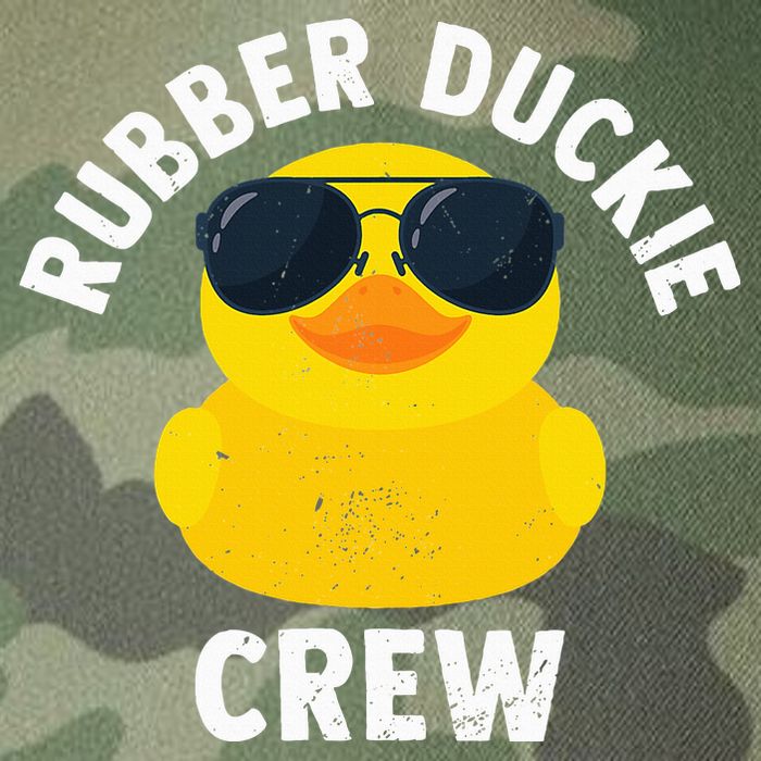 Rubber Duckie Crew retro Rubber Duck Legacy Tie Dye Trucker Hat
