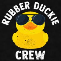 Rubber Duckie Crew retro Rubber Duck Ladies PosiCharge Tri-Blend Wicking Tank