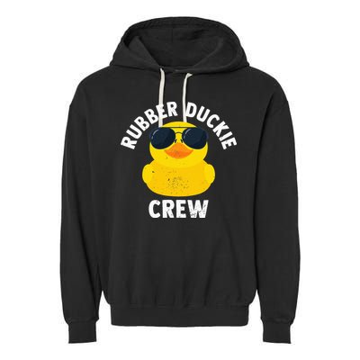 Rubber Duckie Crew retro Rubber Duck Garment-Dyed Fleece Hoodie